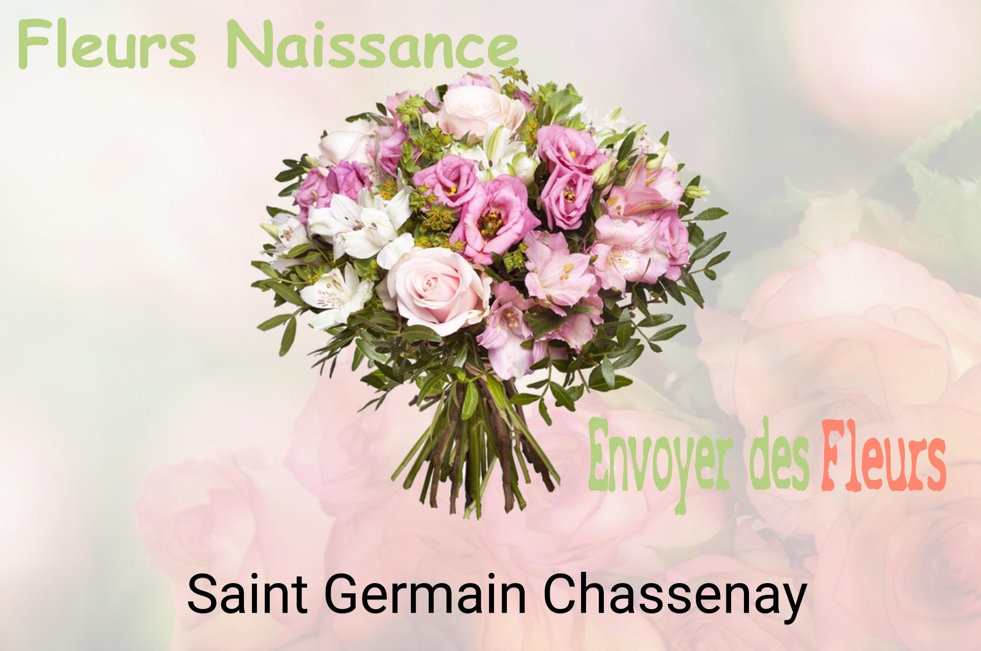Bouquet de fleurs de naissance livré à Saint-Germain-Chassenay