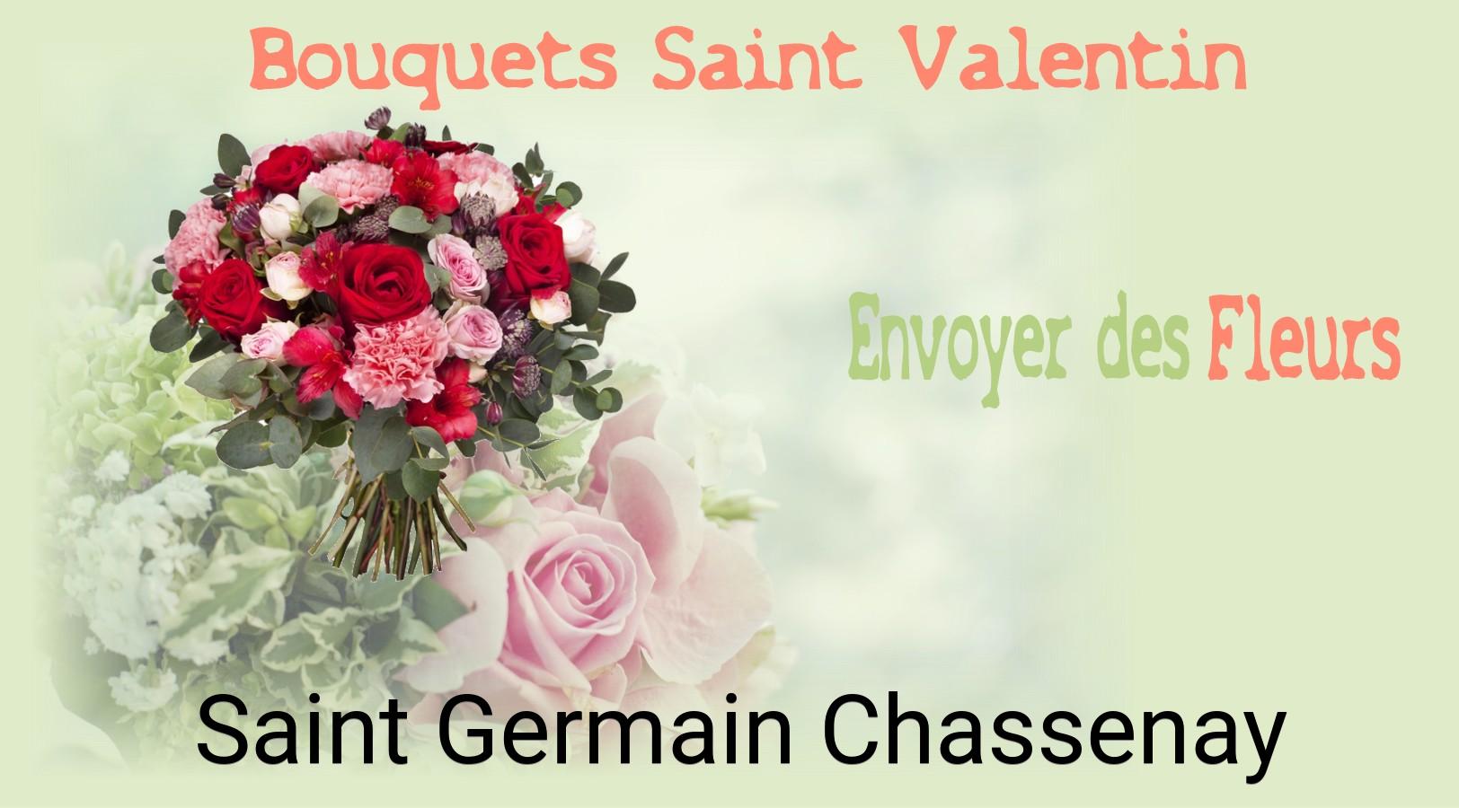 Roses de Saint-Valentin livrées à Saint-Germain-Chassenay